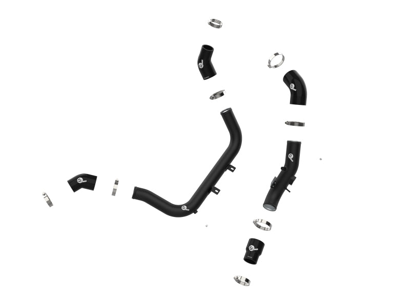 aFe 46-20634-B BladeRunner Aluminum Hot and Cold Charge Pipe Kit Black 17-20 Hyundai Elantra GT L4-1.6L (t)
