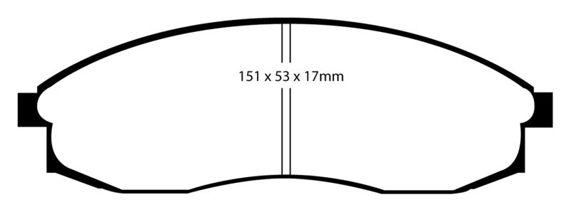 EBC DP31082C 93-98 Nissan Skyline (R33) 2.5 GTS Redstuff Front Brake Pads
