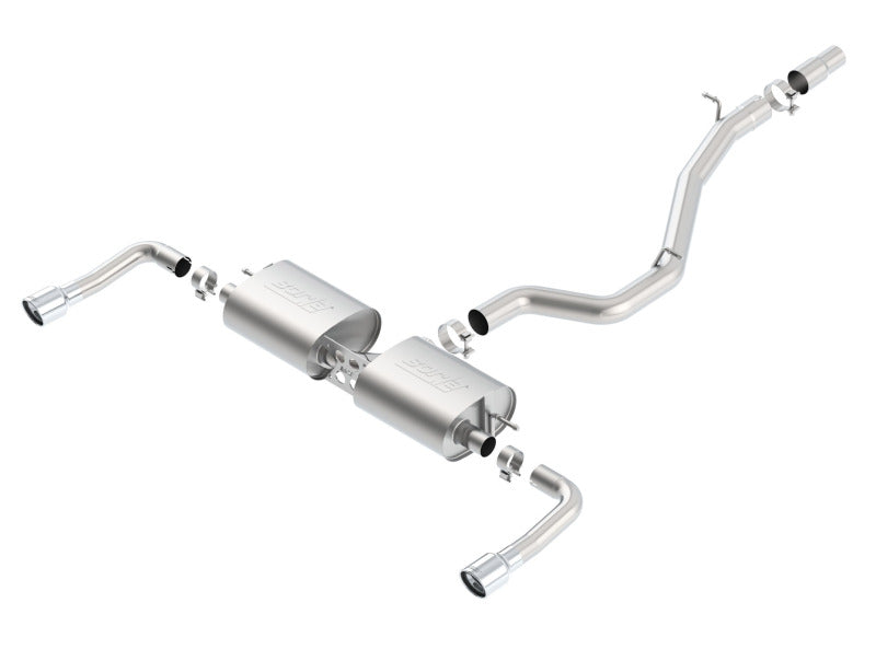 Borla 140682 14-16 Audi A3 Quattro 2.0L Turbo AT/MT RWD 4DR S-Type Cat-Back Exhaust Single Split Rear Exit