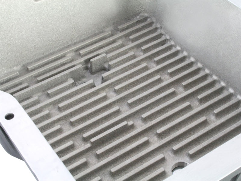 aFe 46-70072 Power Cover Trans Pan Machined Trans Pan GM Diesel Trucks 01-12 V8-6.6L Machined