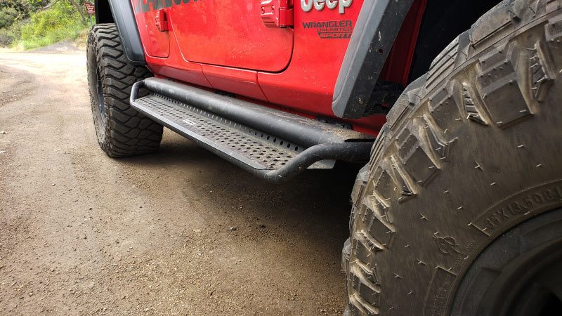 Go Rhino D10087T Dominator Extreme D1 Side Steps - Tex Blk - 87in