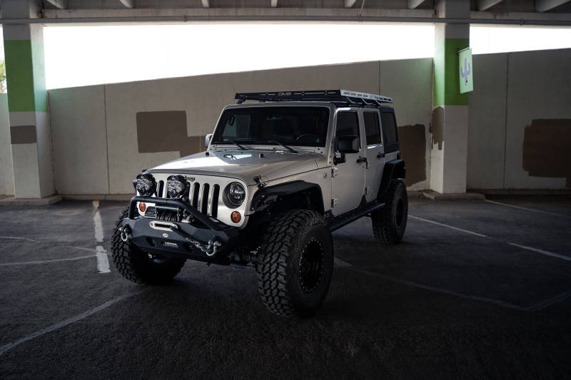 DV8 Offroad RRJK-03 07-18 Jeep Wrangler JK Full-Length Roof Rack