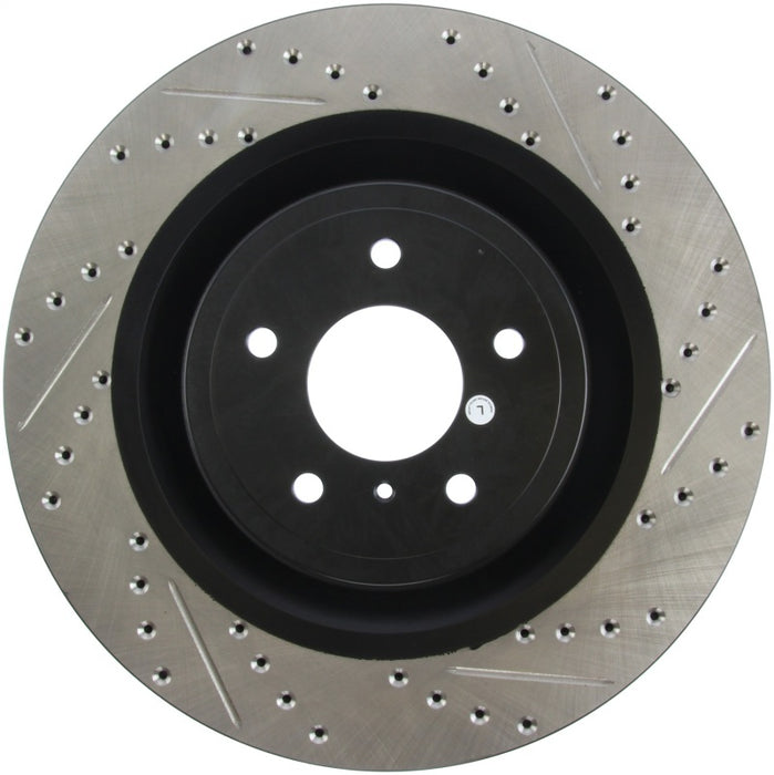 Stoptech 127.42100L StopTech Infiniti G37 / Nissan 370Z SportStop Slotted & Drilled Front Left Rotor