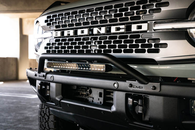DV8 Offroad LBBR-06 2021-2022 Ford Bronco (Not For Factory Plastic Bumper) Factory Bumper Bull Bar - Black