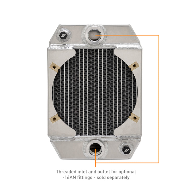 Mishimoto MMRAD-UNI-DRGN Universal Drag Race Performance Aluminum Radiator - Natural