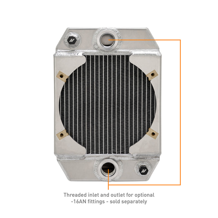 Mishimoto MMRAD-UNI-DRGN Universal Drag Race Performance Aluminum Radiator - Natural