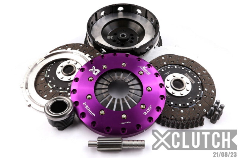XCLUTCH XKBM23560-2G XClutch 15-18 BMW M3 Base 3.0L 9in Twin Solid Organic Clutch Kit