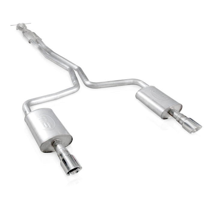 Stainless Works TA10ECOCB 2010-18 Ford Taurus SHO V6 2-1/2in Catback Chambered Mufflers X-Pipe