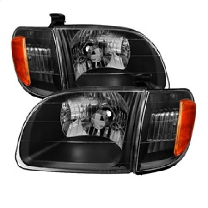 SPYDER 9033292 xTune Toyota Tundra Regular/Access Cab 00-04 OEM Style Headlights & Corner Lights HD-JH-TTUN00-AM-BK