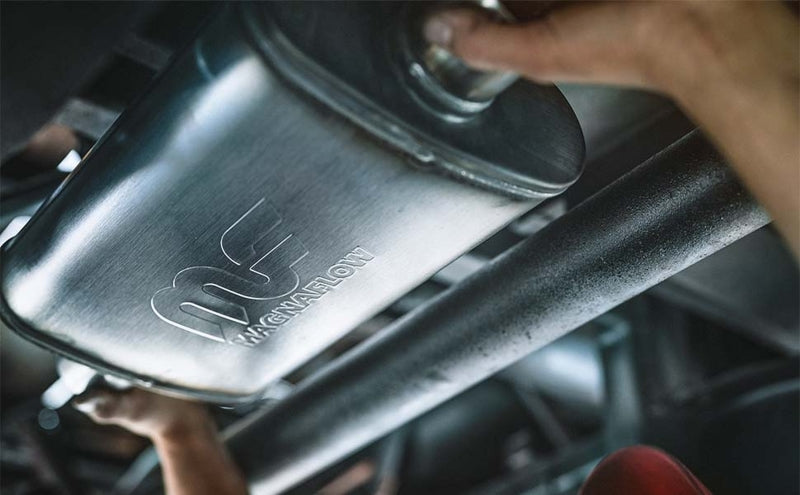 Magnaflow Perf Exhaust MAG11239 Stainless Steel Muffler 3in In/Out Offset/Offset