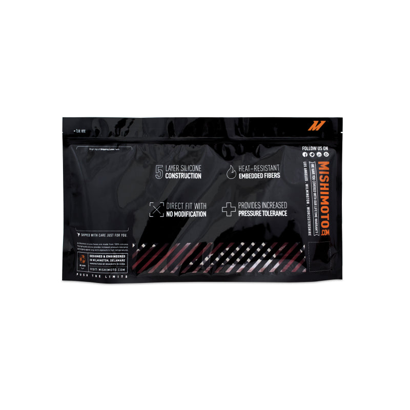 Mishimoto MMHOSE-CIV-22RD 2022+ Honda Civic 1.5T Silicone Coolant Hose Kit - Red