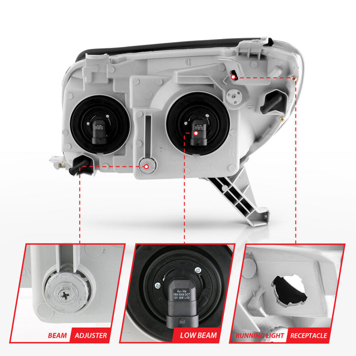 ANZO 111394 ANZ Crystal Headlights