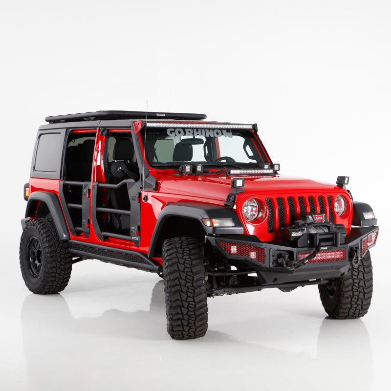Go Rhino FS4506T 18-20 Jeep Wrangler JLU JL Frame Mount Sliders