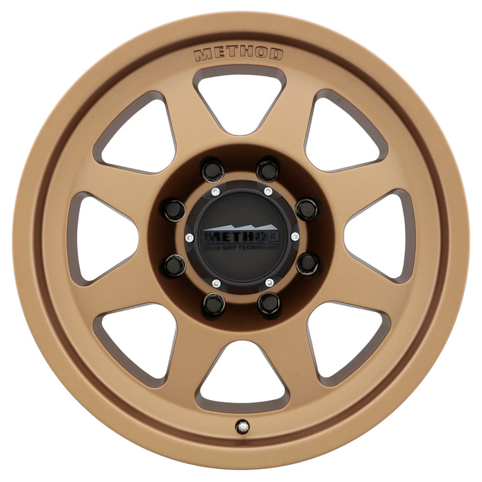 Method Wheels MR70189080918H Method MR701 HD 18x9 +18mm Offset 8x6.5 130.81mm CB Method Bronze Wheel