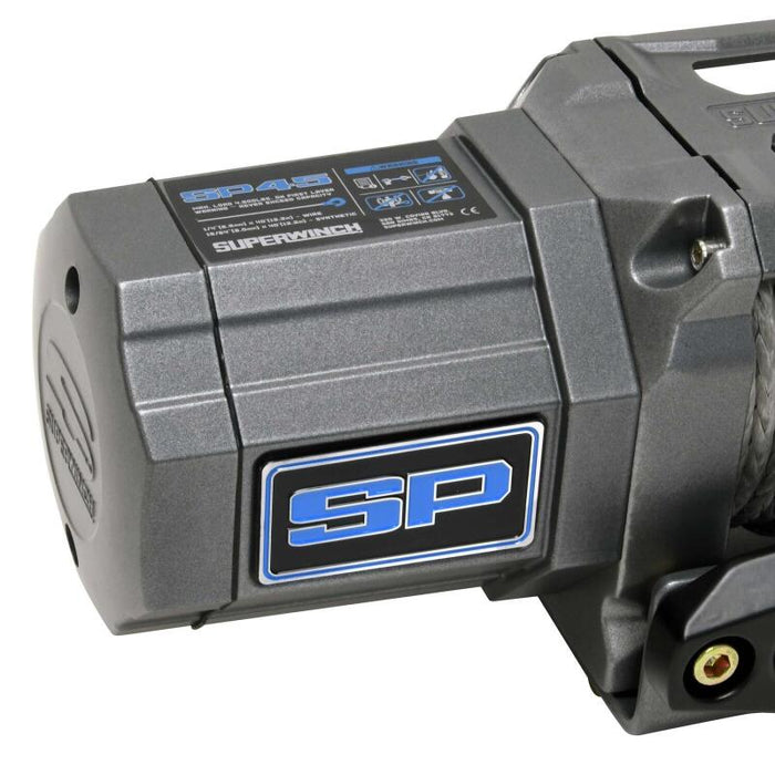 Superwinch 1145250 4500 LBS 12V DC 1/4in x 40ft Synthetic Rope Hawse Fairlead SP 45SR Winch