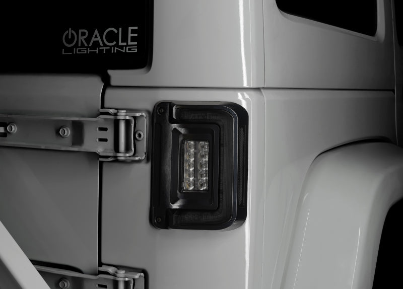 ORACLE Lighting 5891-504-T Oracle 07-17 Jeep Wrangler JK Flush Mount LED Tail Lights - Tinted SEE WARRANTY