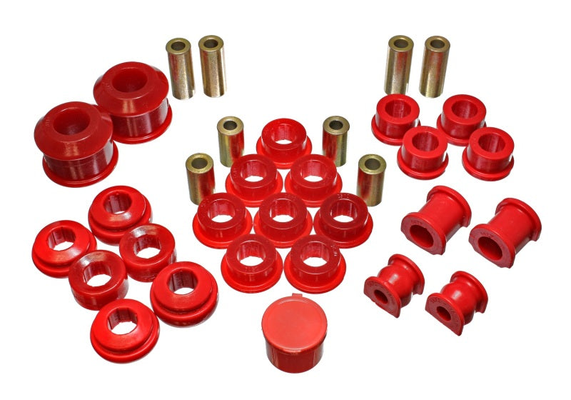 Energy Suspension 16.18112R 02-05 Honda Civic Si Red Hyper-Flex Master Bushing Set