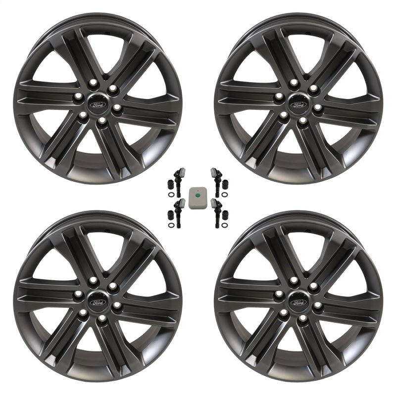 Ford Racing M-1007K-S2085F15 15-22 F-150 20x8.5 Dark Alloy Wheel Kit