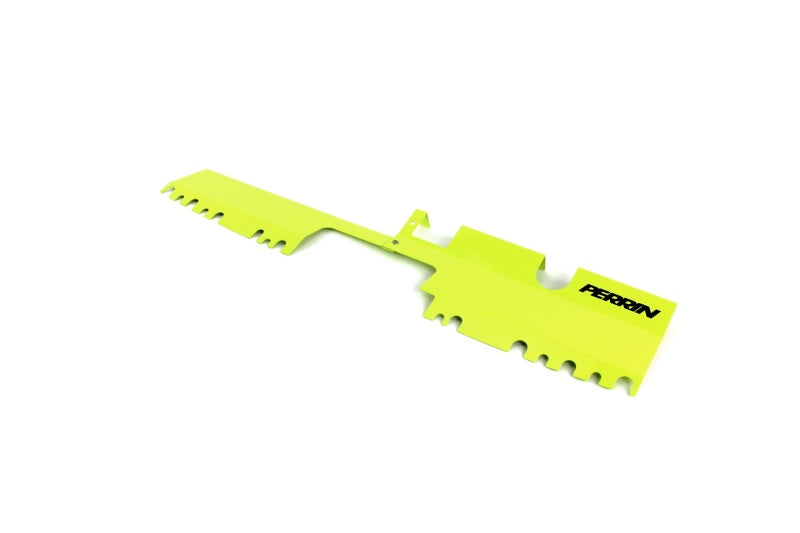 Perrin Performance PSP-ENG-512-4NY PERRIN 15-21 Subaru WRX/STI Radiator Shroud (With OEM Intake Scoop) - Neon Yellow