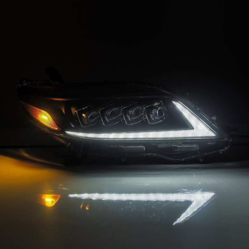 AlphaRex 880768 2011+ Toyota Sienna NOVA LED Proj Headlights Plank Style Black w/Activ Light/Seq Signal/DRL