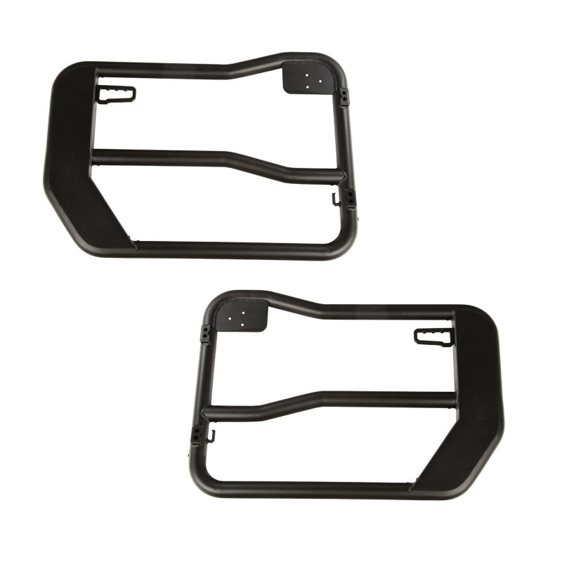 Rugged Ridge 11509.15 Fortis Front Tube Doors with Mirrors 18-23 Jeep Wrangler JL/JT