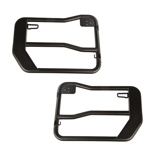 Rugged Ridge 11509.15 Fortis Front Tube Doors with Mirrors 18-23 Jeep Wrangler JL/JT