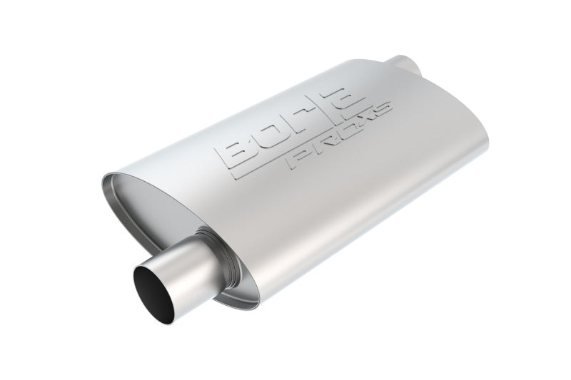 Borla 40353 Universal PRO-XS 3in Inlet//Outlet Offset/Offset 14x9 1/2 x 4 Muffler