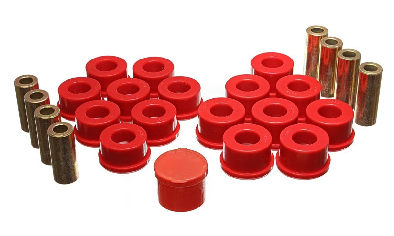 Energy Suspension 2.3109R Control Arm Bushings - Rear - Red