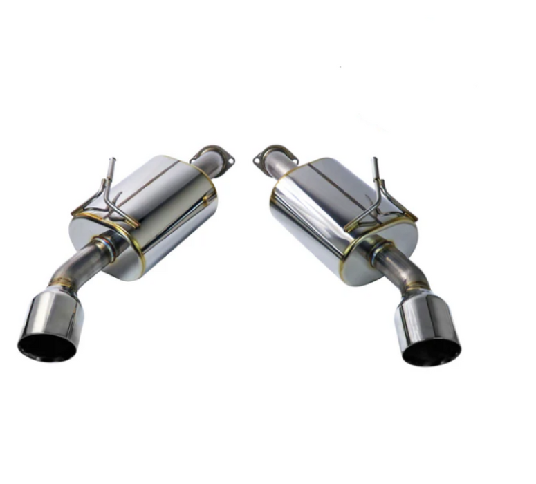 Remark RO-TSQ5-DM REMARK 14+ Infiniti Q50 Axleback Exhaust w/Mufflers - Stainless Double Wall Tip