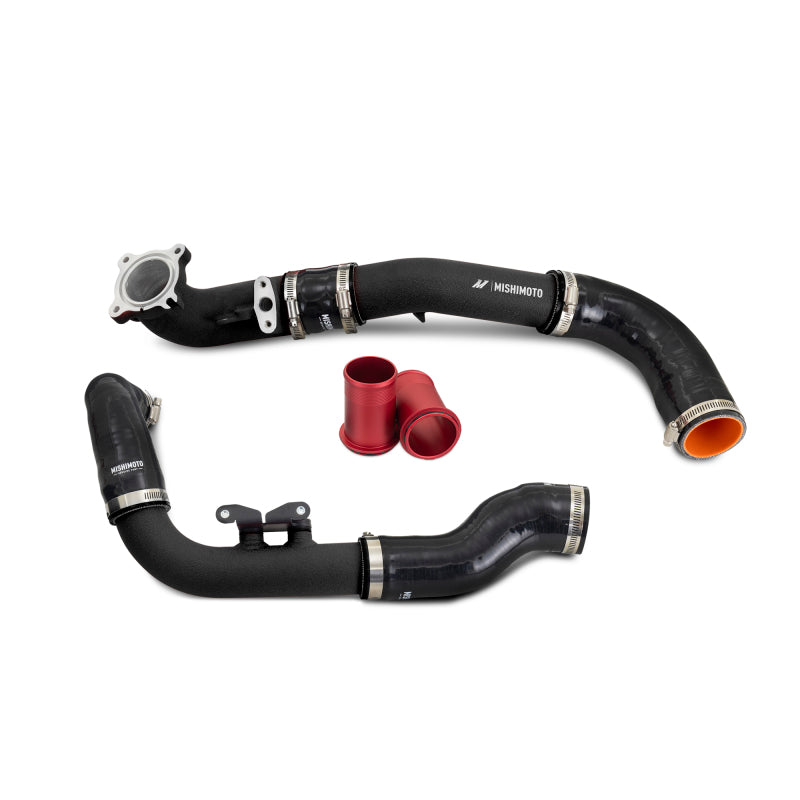 Mishimoto MMICP-GRC-23BK 2023+ Toyota GR Corolla Intercooler Pipe Kit - Micro Wrinkle Black