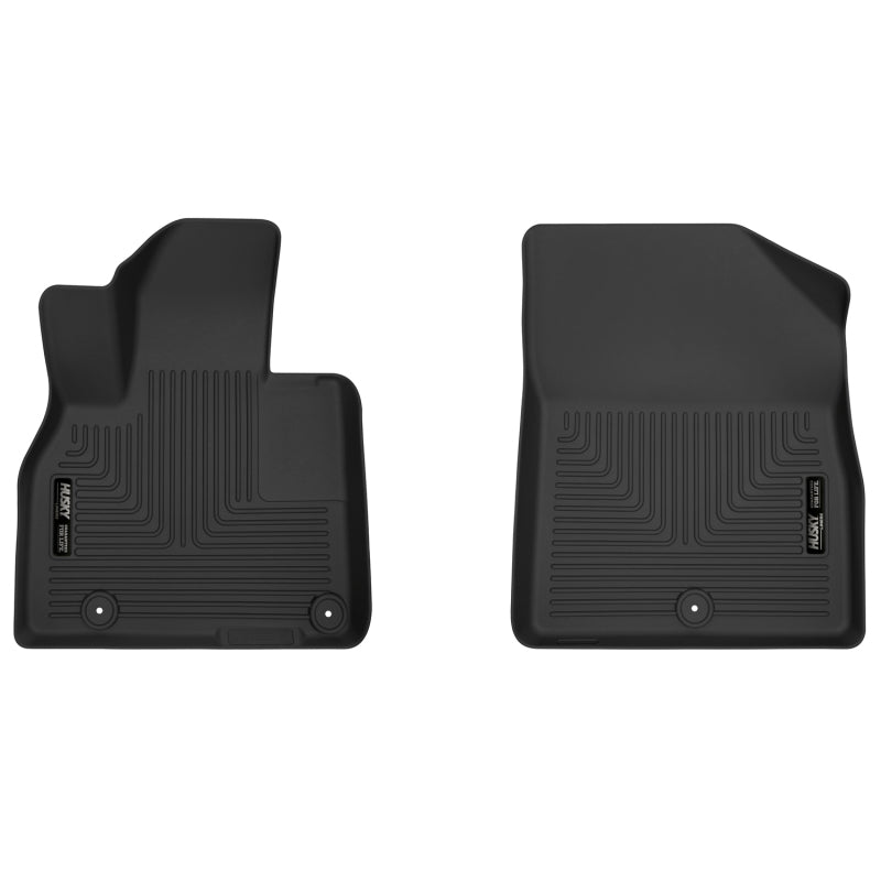 Husky Liners 55231 2020 Kia Telluride X-Act Contour Front Black Floor Liners
