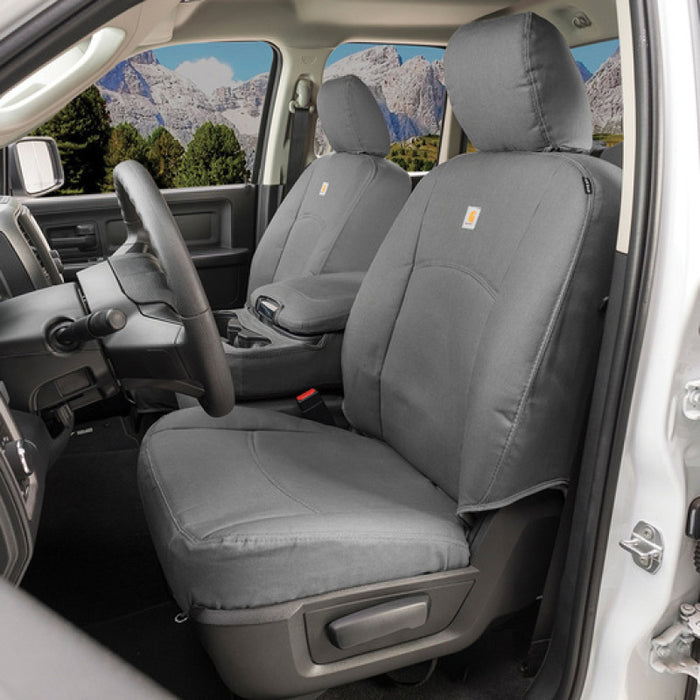 Covercraft GTF4254CAGY 21-24 Ford F150 Carhartt PrecisionFit Custom Second Row Seat Covers - Gravel
