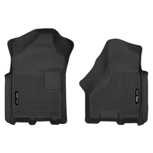 Husky Liners 54801 19-22 Dodge RAM 2500/3500 CC/EC X-Act Contour Black Front Floor Liners