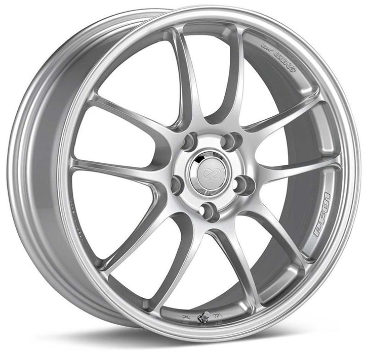 Enkei 460-890-4435SP PF01 18x9 5x112 35mm offset Silver Wheel