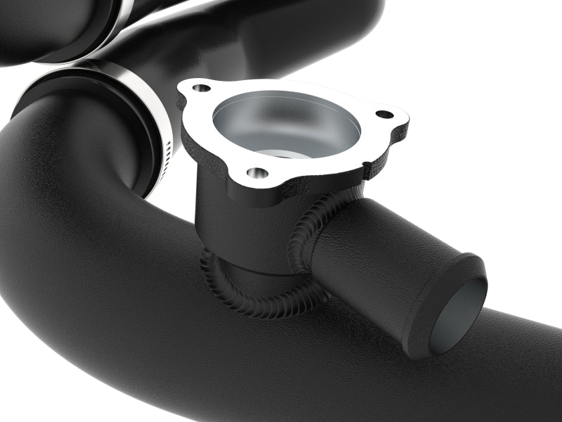 aFe 46-20754-B 22-24 Ford Bronco Raptor V6-3.0L BladeRunner Aluminum Hot and Cold Charge Pipe Kit - Black