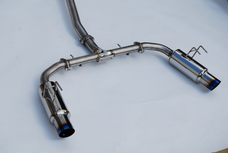 Invidia HS22HS4GD1STL 2022+ Honda Civic Si (1.5T) 70mm N1 Cat Back Exhaust - Burnt TI Tips