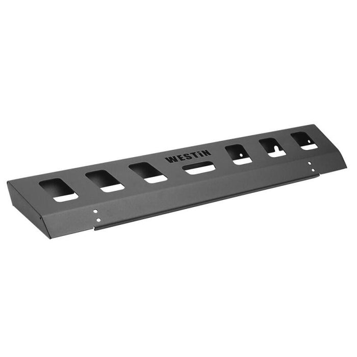 Westin 59-80095 18-19 Jeep Wrangler JL Front Bumper Skid Plate - Textured Black