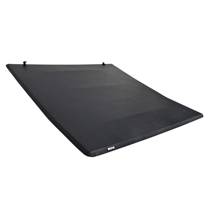 Westin 19-21005 17-24 Ford F-250/350 Super Duty 6.75ft. Bed Soft Tri-Fold Tonneau Cover - Black
