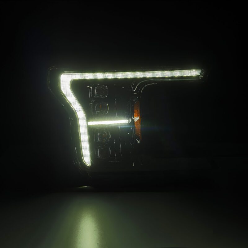AlphaRex 880249 18-20 Ford F-150 NOVA LED Proj Headlight Alpha Blk (14th Gen G2 Style)