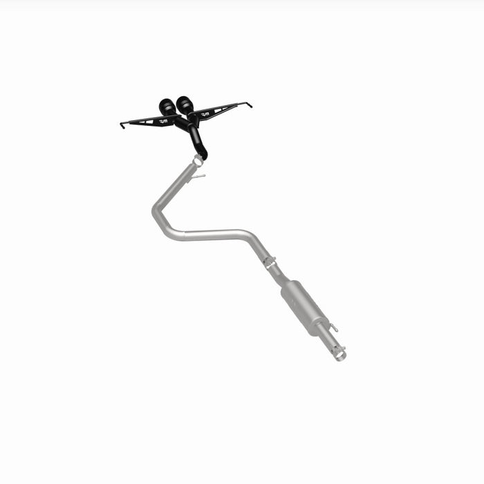 Magnaflow 19455 MagnaFlow 2019 Hyundai Veloster 1.6L 2.5in Center Exit Stainless Steel Cat-Back Exhaust w/Blk Tips