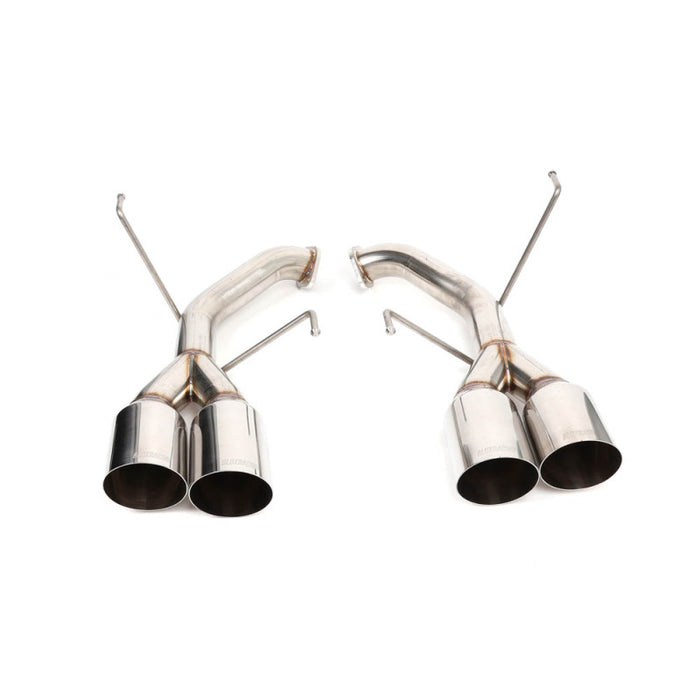 BLOX Racing BXEX-51106 2022+ WRX Muffler Delete / Axle Back Single Wall 4in - Polished Tips
