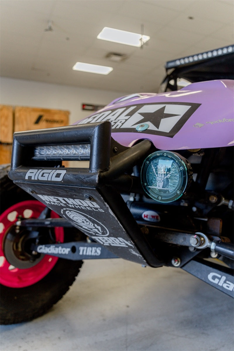 Rigid Industries 36204-SHREDDY x SHREDDY 360-Series 6in Lights w/Wt Bcklght (2) + 6 Covers (2 Pink/2 Teal/2 Blk)