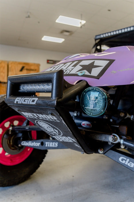 Rigid Industries 36117-SHREDDY x SHREDDY 360-Series 4in Lights w/Wt Bcklght (2) + 6 Covers (2 Pink/2 Teal/2 Blk)