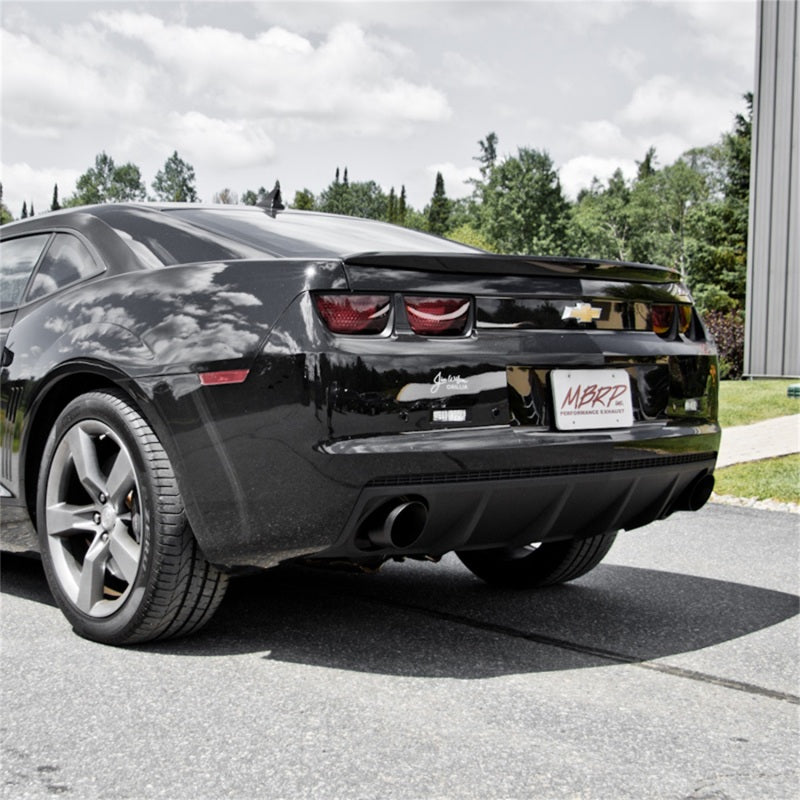 MBRP S7021BLK 2010-2015 Chevrolet Camaro V6 3.6L 3in Black Coated Axle Back Muffler Delete
