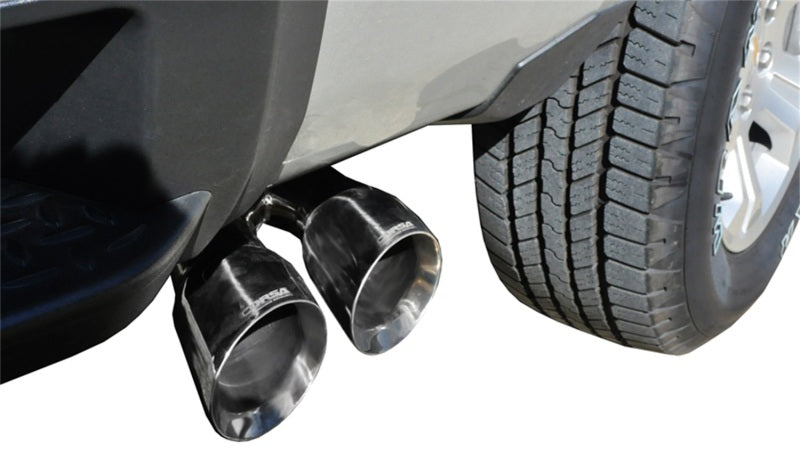 CORSA Performance 14874 Corsa 14-19 GMC Sierra/Chevy Silv 1500 Crew Cab/Std. Bed 5.3L V8 Polished Single Side CBExhaust
