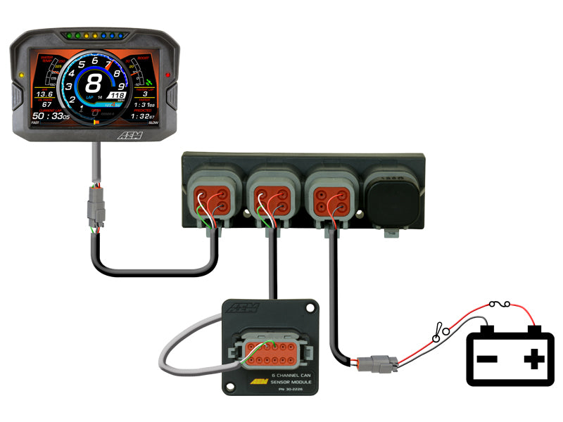 AEM 30-2225 4 Port net Can Hub