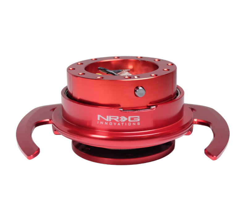 NRG SRK-700RD Quick Release Kit Gen 4.0 - Red Body / Red Ring w/ Handles