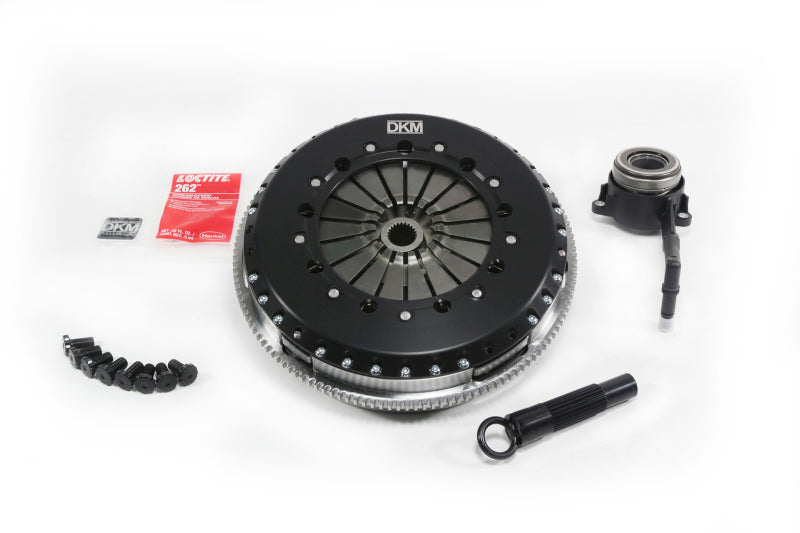 DKM Clutch MS-034-047 VW MK4 R32 MS Twin Disc Clutch Kit w/Steel Flywheel (660 ft/lbs Torque)