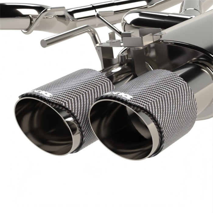 Kooks Headers 11514570 Kooks 18-24 Ford Mustang GT 5.0 3in. Valved Touring Cat-Back Exhaust - Carbon Tips