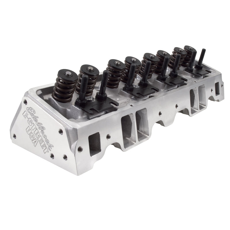 Edelbrock EDE5089 SBC E-Street Cylinder Heads - 2.02/1.60 S/P